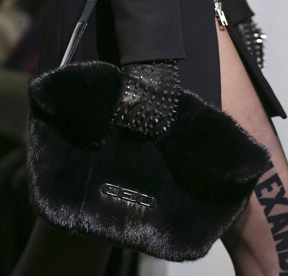 Reference image illustrating Alexander Wang Fall 2018 Handbags: Cross-Body Fanny Packs and Nylon Styles Inspired by Prada