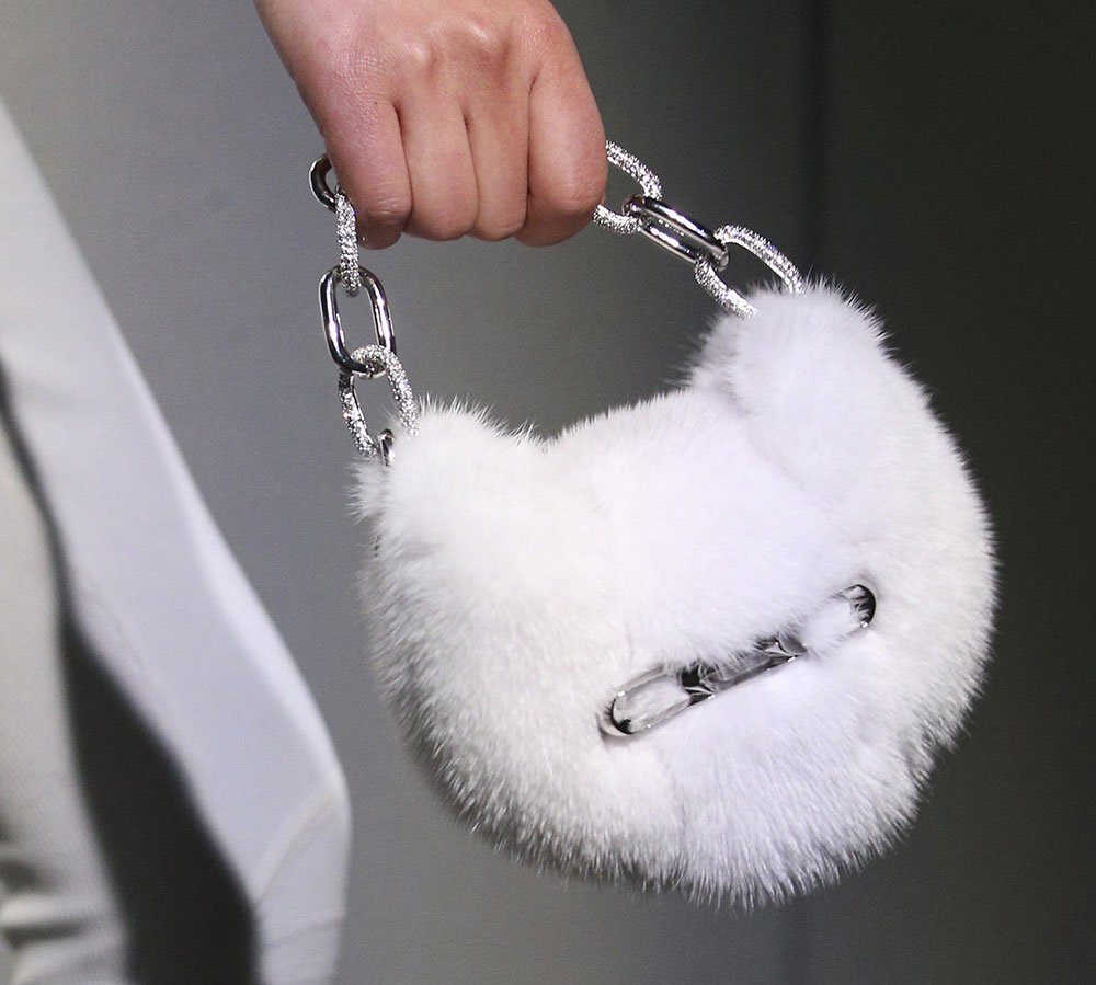 Reference image illustrating Alexander Wang Fall 2018 Handbags: Cross-Body Fanny Packs and Nylon Styles Inspired by Prada