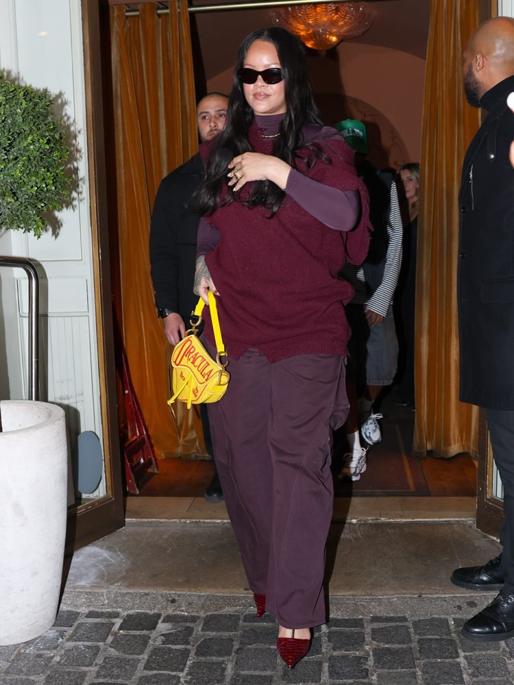 Reference image illustrating April 2026 Celebrity Handbag Sightings: Burgundy Bags, Chanel & Dior Lead Spring Style