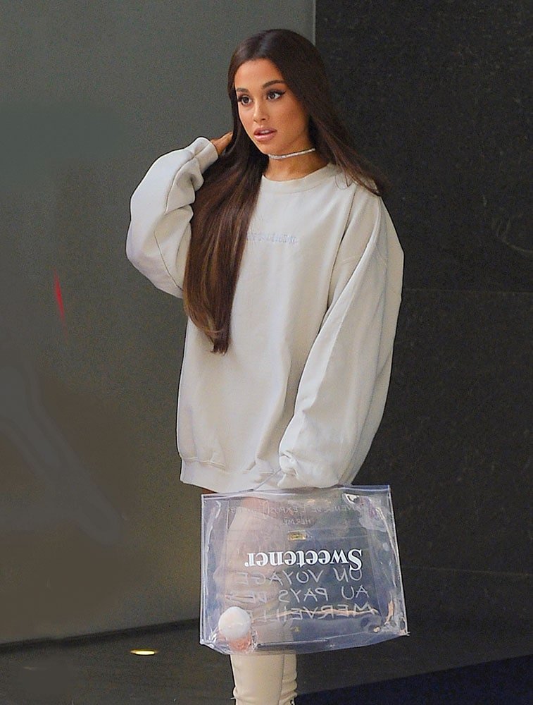 Reference image illustrating Ariana Grande’s Vintage Bag Collection: Chanel, Hermès, Louis Vuitton & More