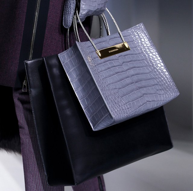 Reference image illustrating Balenciaga Fall 2014: Alexander Wang Reinvents the Shopping Bag as a Luxury Handbag
