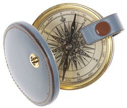 Barneys New York Leather Compass: A Stylish Accessory for the Fashion-Forward Traveler thumbnail