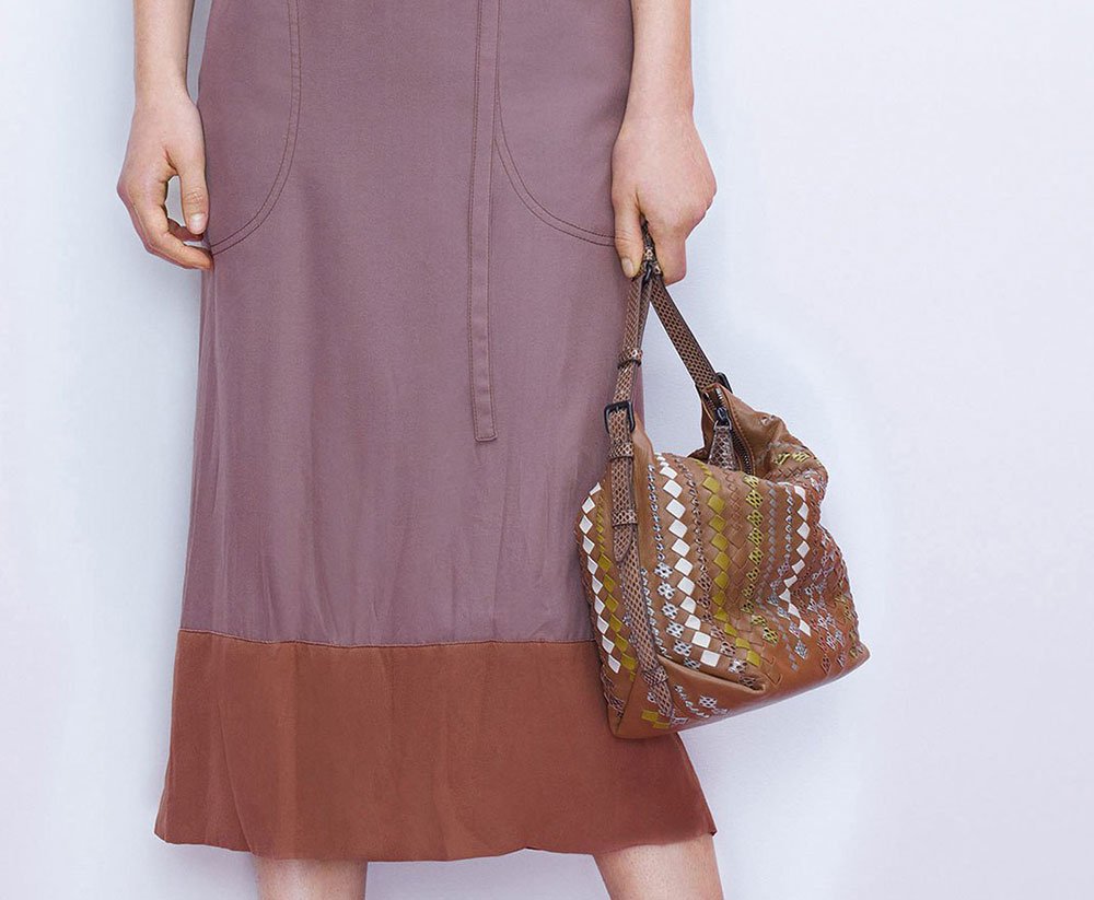 Reference image illustrating Bottega Veneta Pre-Fall 2018 Handbag Collection: A Playful Evolution of Intrecciato Classics