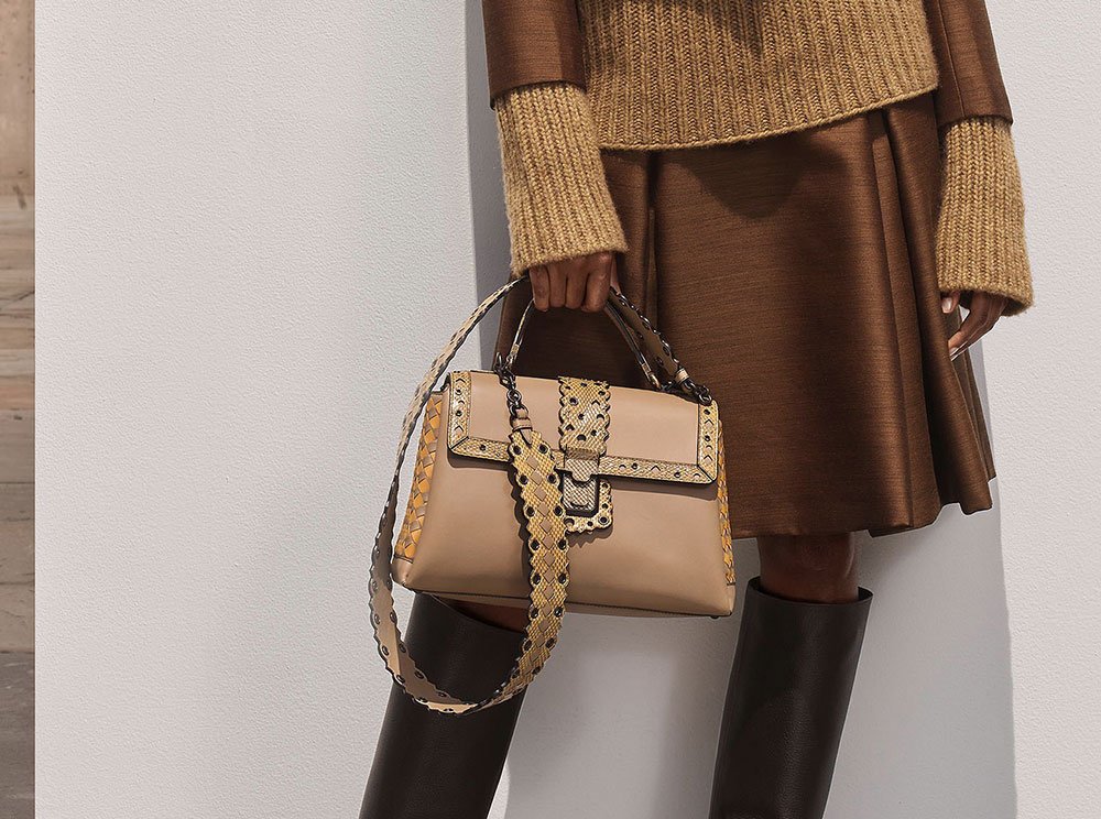 Reference image illustrating Bottega Veneta Resort 2019: Fresh Silhouettes and a New Belt Bag Steal the Show