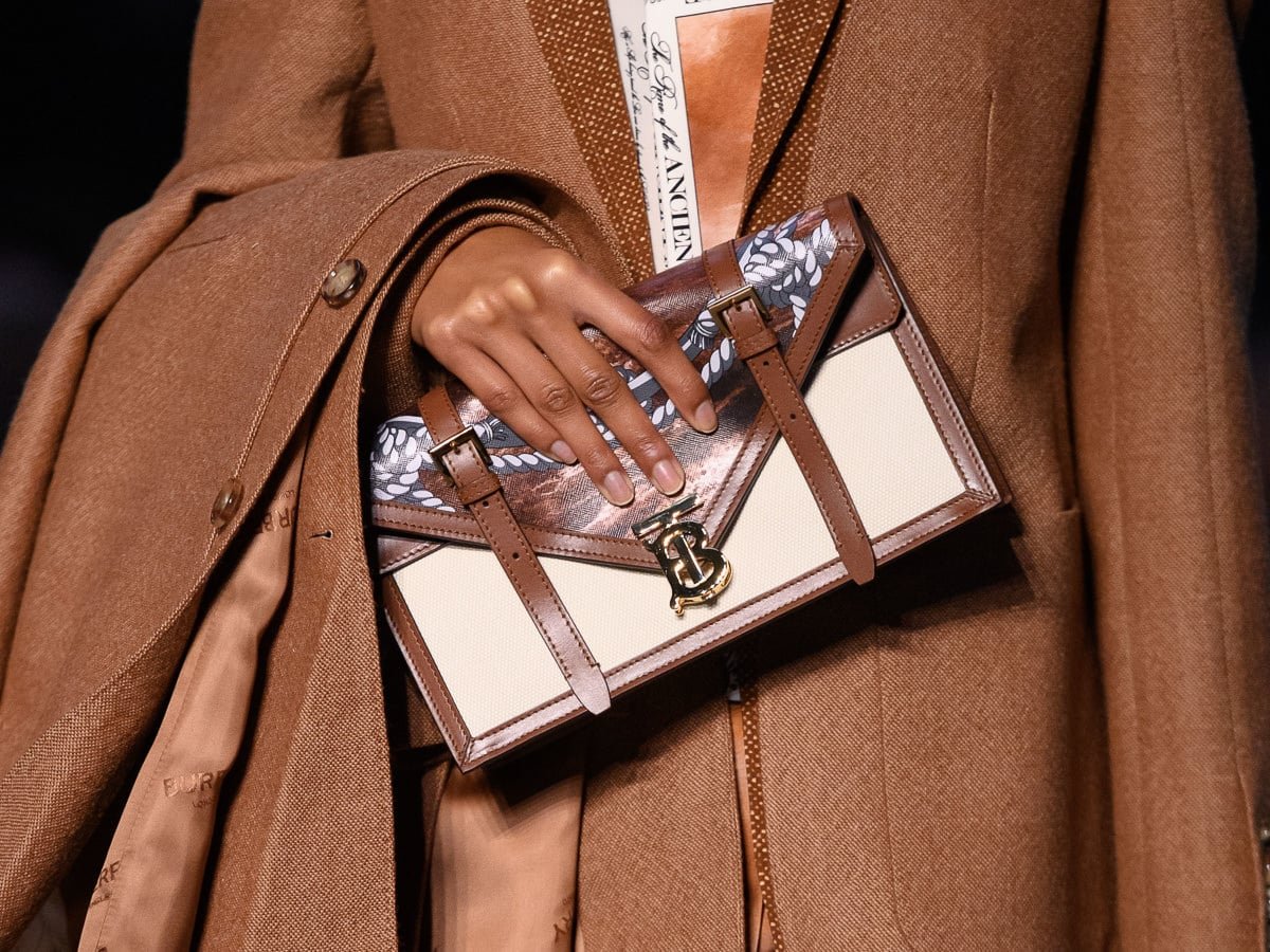 Reference image illustrating Burberry Fall 2019 Runway Bags: Riccardo Tisci’s Streetwear Vision for a New Era