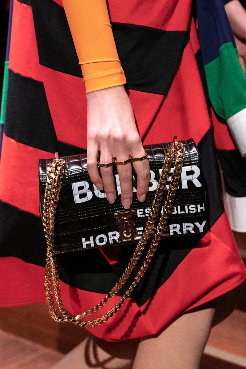 Reference image illustrating Burberry Fall 2019 Runway Bags: Riccardo Tisci’s Streetwear Vision for a New Era
