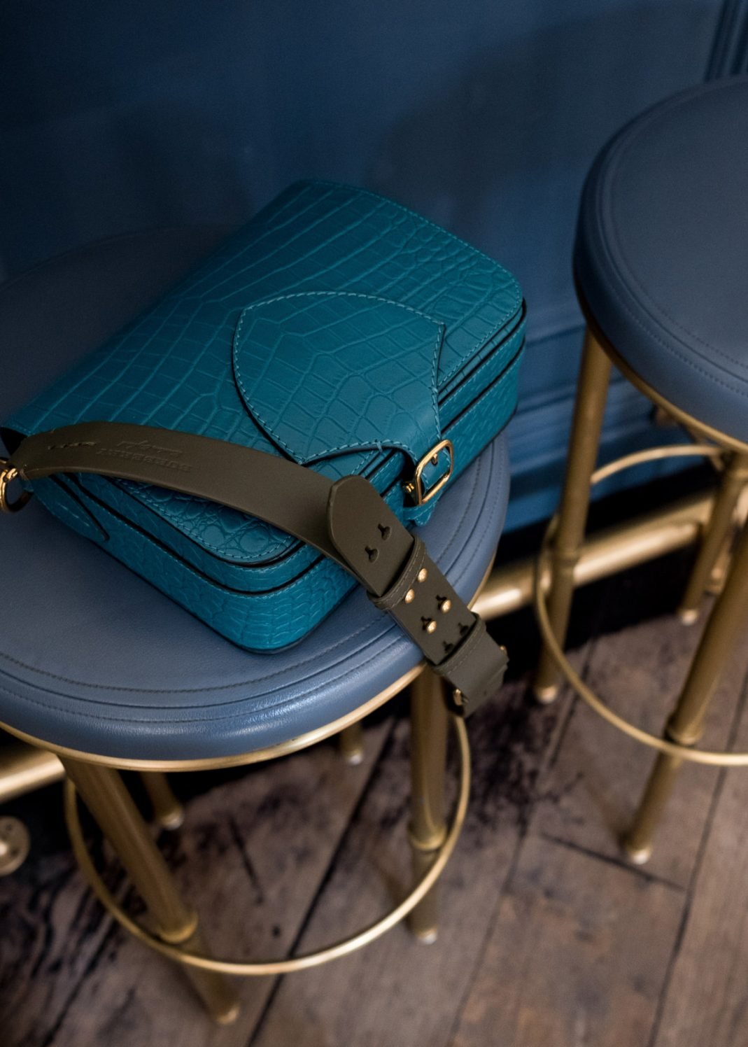 Reference image illustrating Burberry Square Satchel Review: Alligator Craftsmanship and Everyday Function
