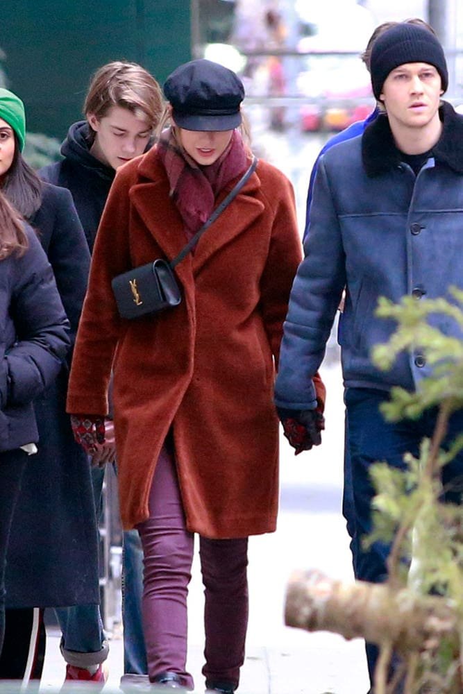 Reference image illustrating Celebrities Choose Saint Laurent Belt Bags and L’AFSHAR Minis for NYE 2019