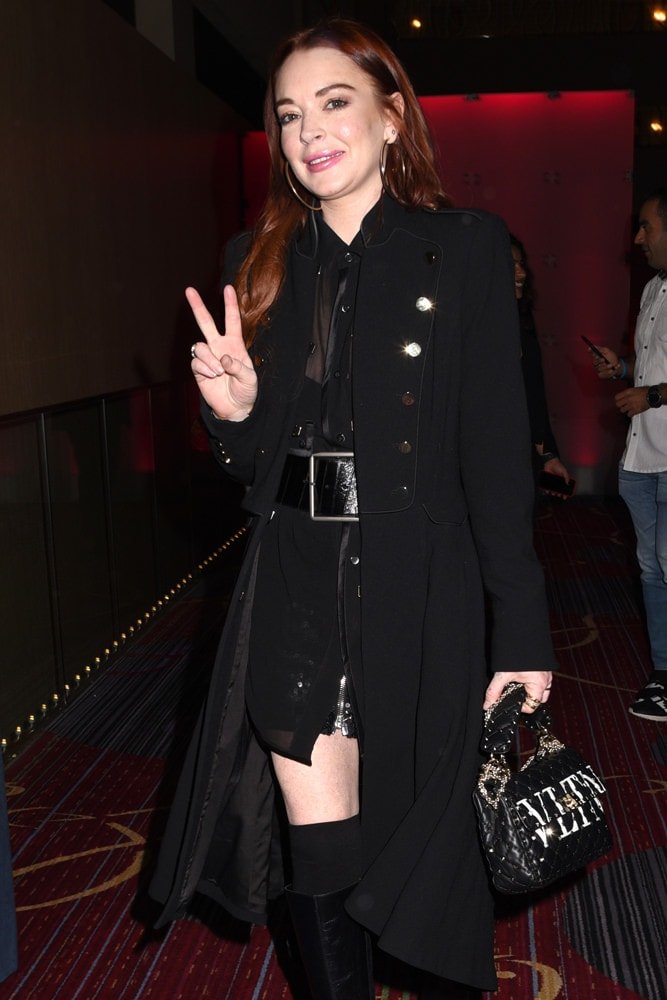Reference image illustrating Celebrities Choose Saint Laurent Belt Bags and L’AFSHAR Minis for NYE 2019