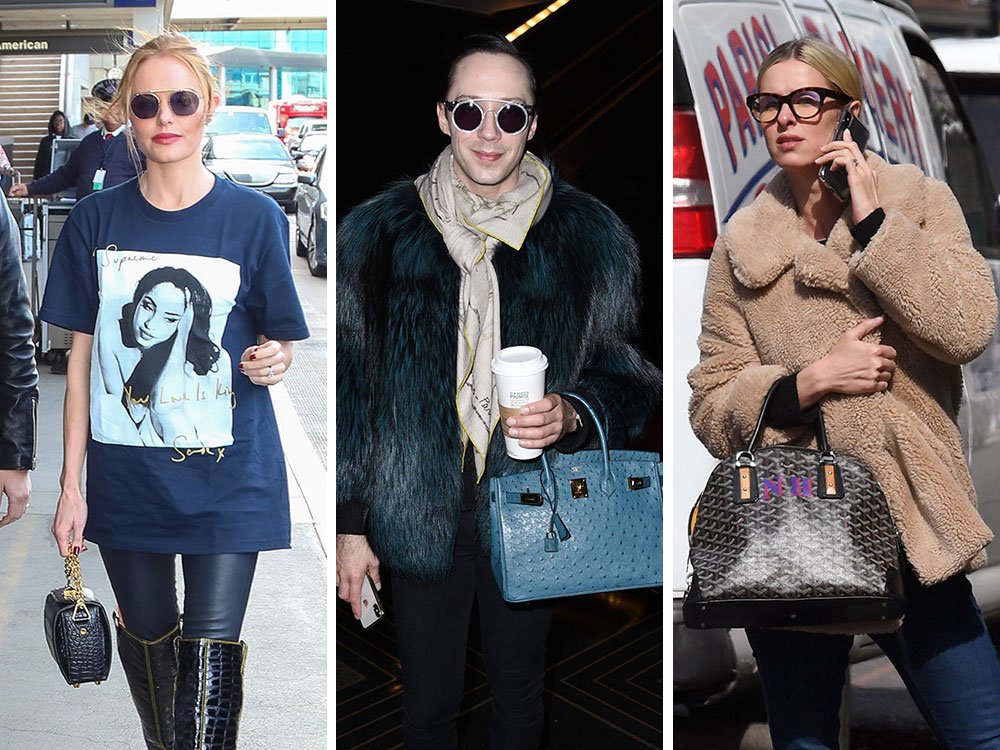 Reference image illustrating Celebrities Revisit Beloved Goyard, Gucci, and Alexander McQueen Bags This Week