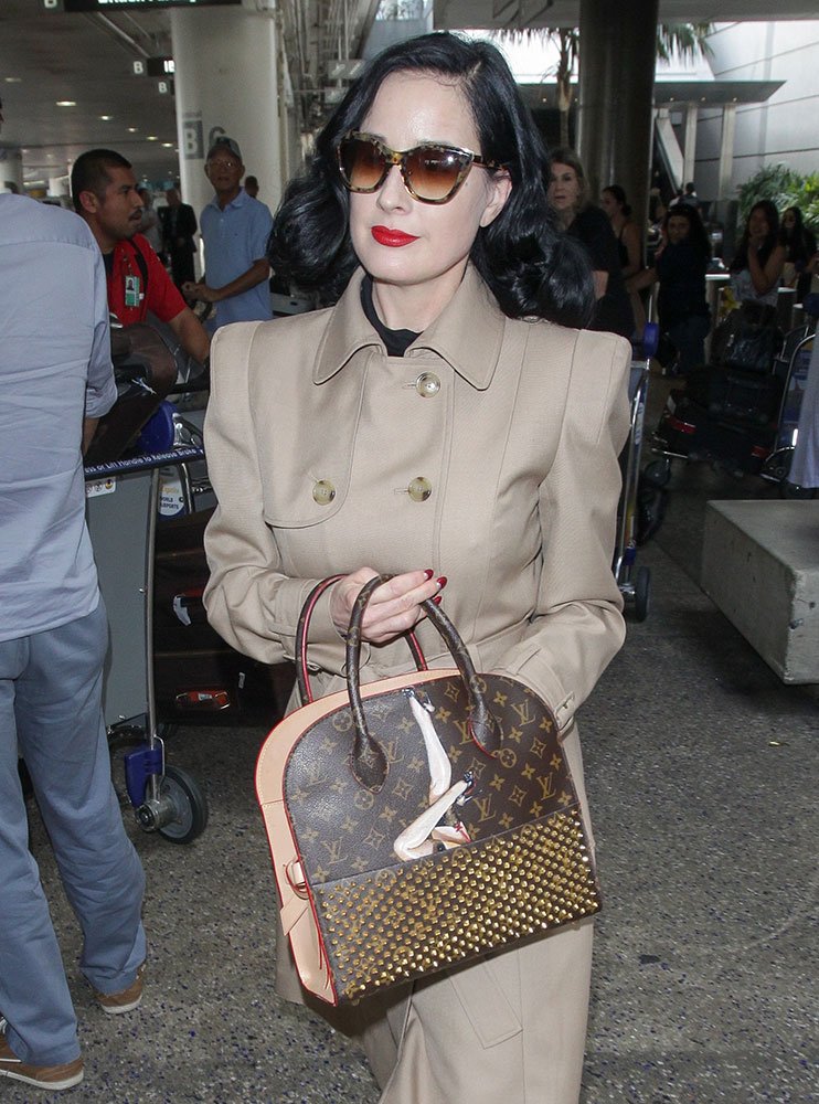 Reference image illustrating Celebrities Spotted with Chanel and Louis Vuitton Bags This Week: Ana Faris, Ashanti, and More