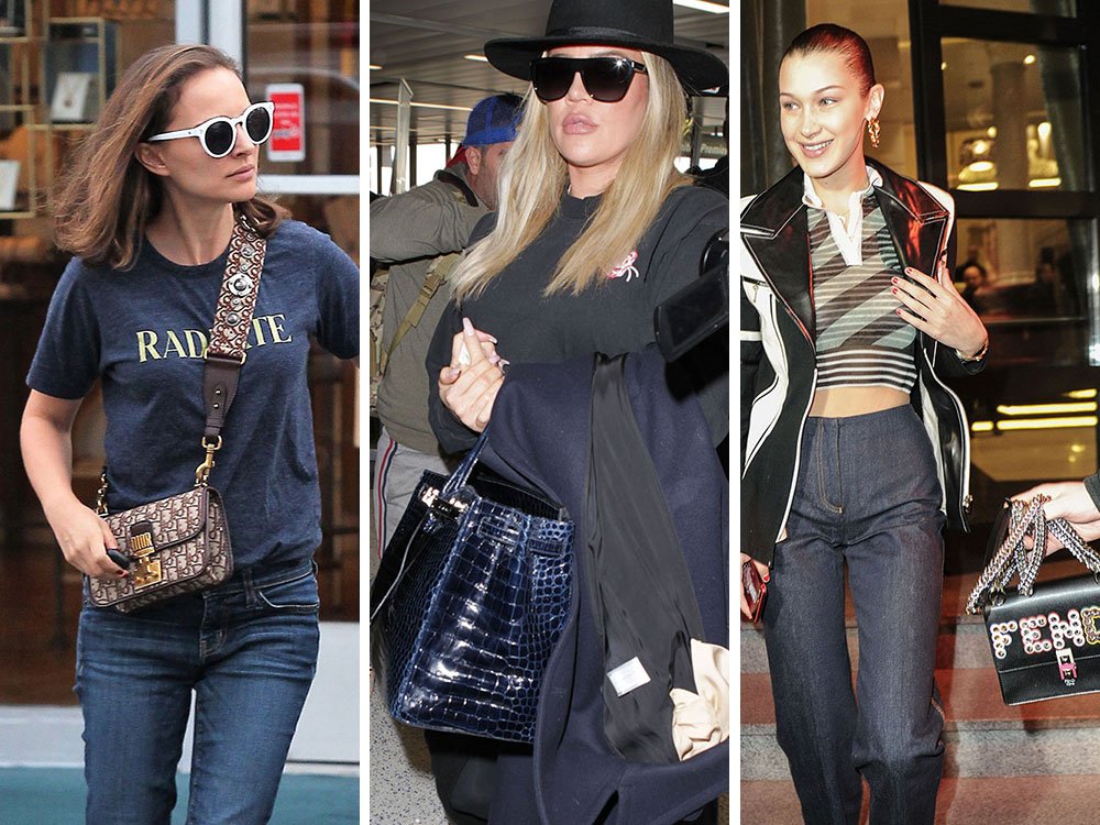 Reference image illustrating Celebrities Spotted with Dior, The Row, Coach, and Fendi Bags in Early 2018