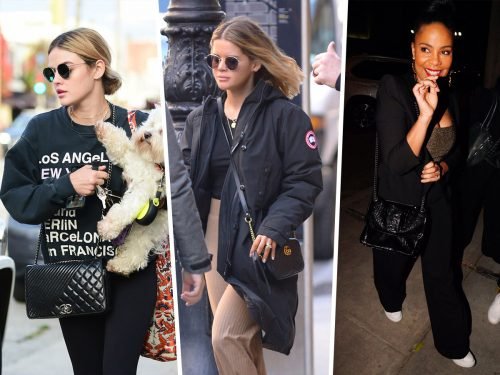 Celebrities Spotted with Givenchy GV3, Gucci Marmont, and Celine Bags in LA and NYC cover image