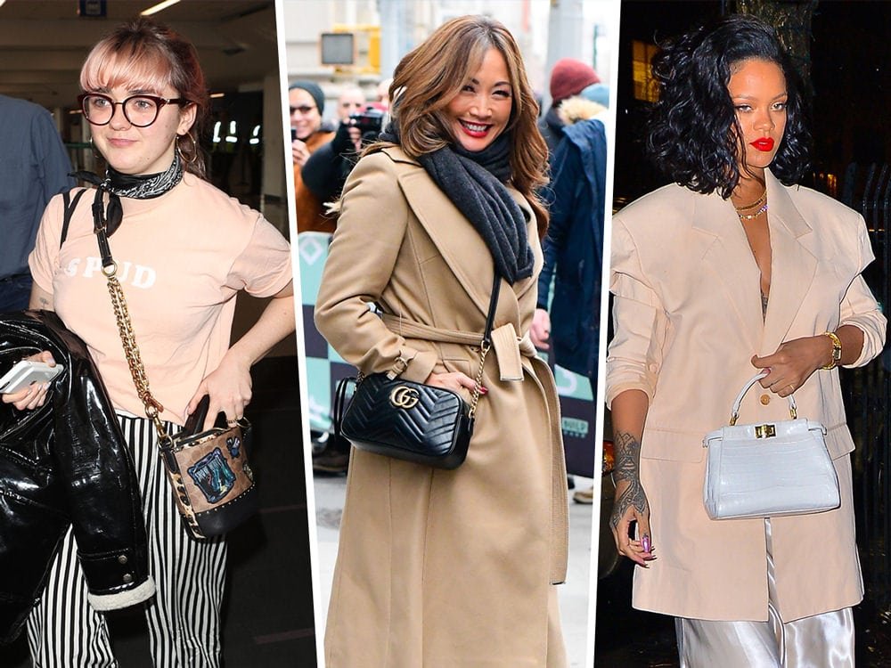 Reference image illustrating Celebrity Bag Watch: Valentino, Tod’s, and Fendi Steal the Show at Sundance and SAG Awards