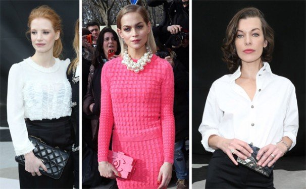 Celebrity Chanel Bags at the Fall 2013 Show: From Lego Clutches to Classic Flaps thumbnail