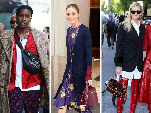 Celebrity Handbag Moments from Milan Fashion Week Spring 2018 cover image