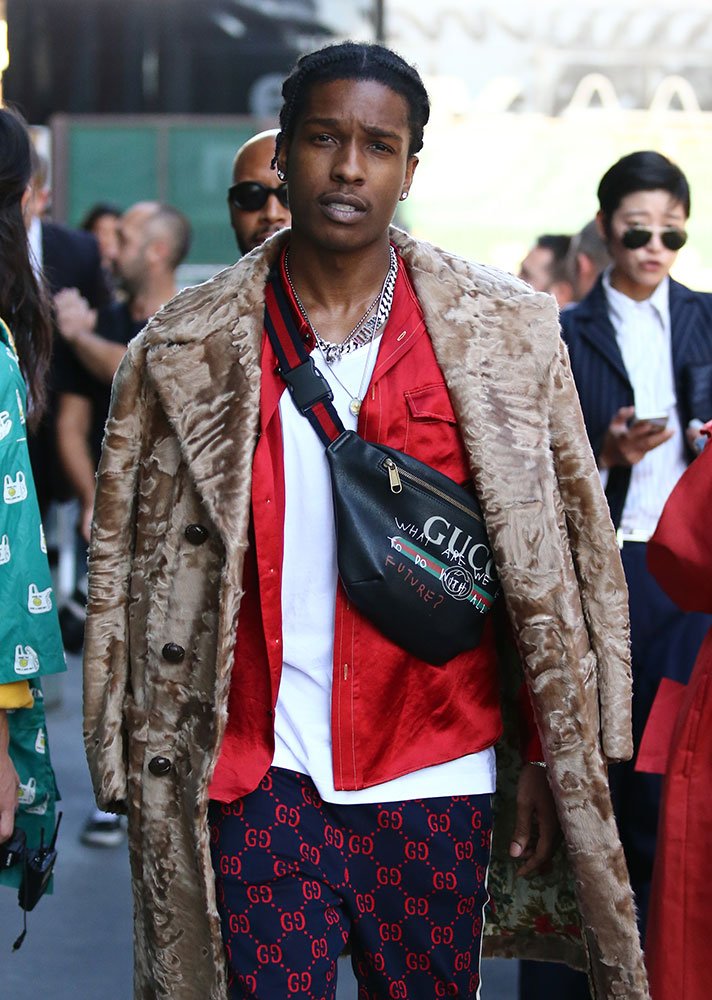 Reference image illustrating Celebrity Handbag Moments from Milan Fashion Week Spring 2018