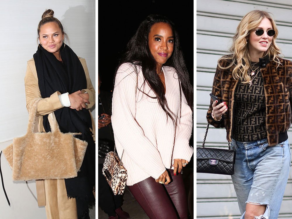 Reference image illustrating Celebrity Handbag Sightings: Chanel, Céline, and Senreve at Protests and Press Events