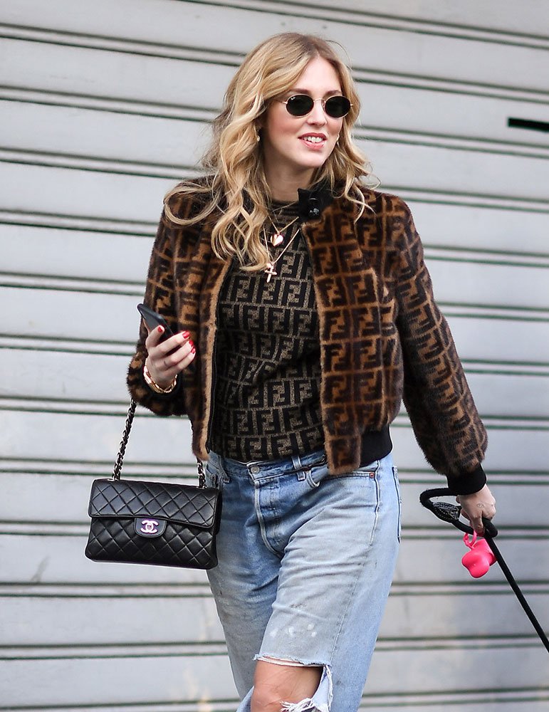 Reference image illustrating Celebrity Handbag Sightings: Chanel, Céline, and Senreve at Protests and Press Events