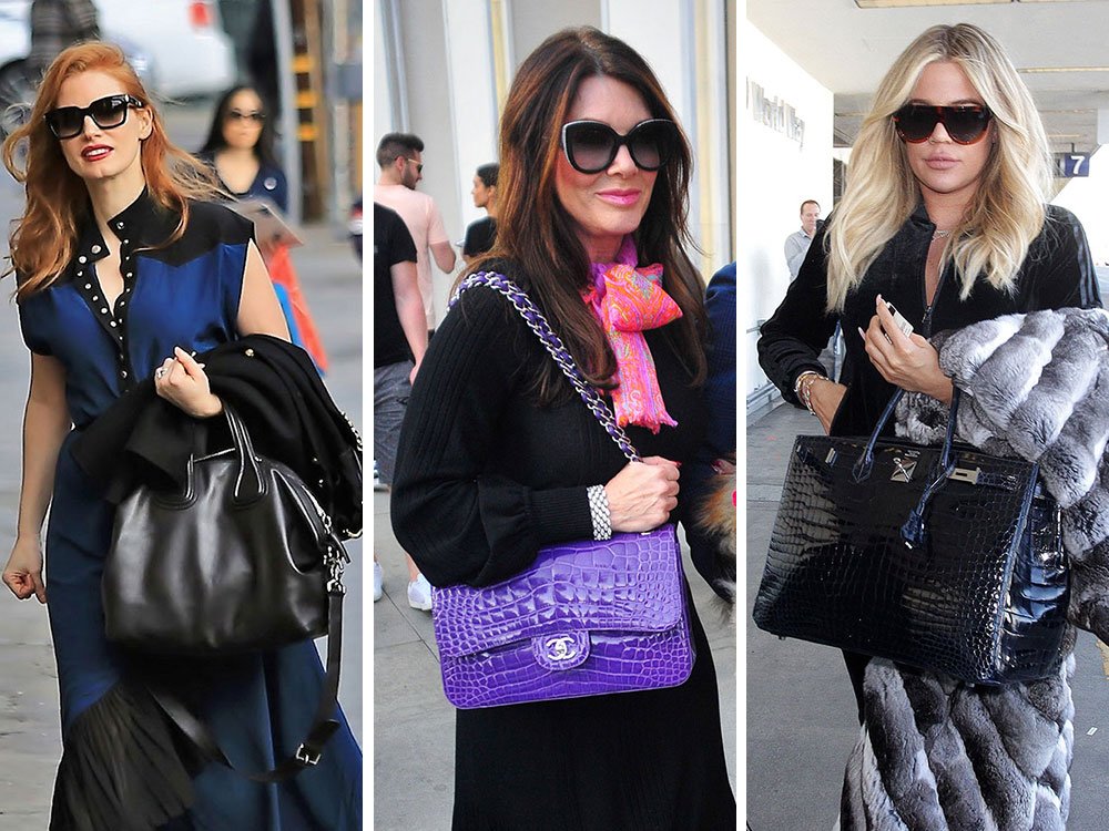 Reference image illustrating Celebrity Handbag Sightings: Givenchy, Chanel, Dior, and Hermès Styles Spotted on Stars