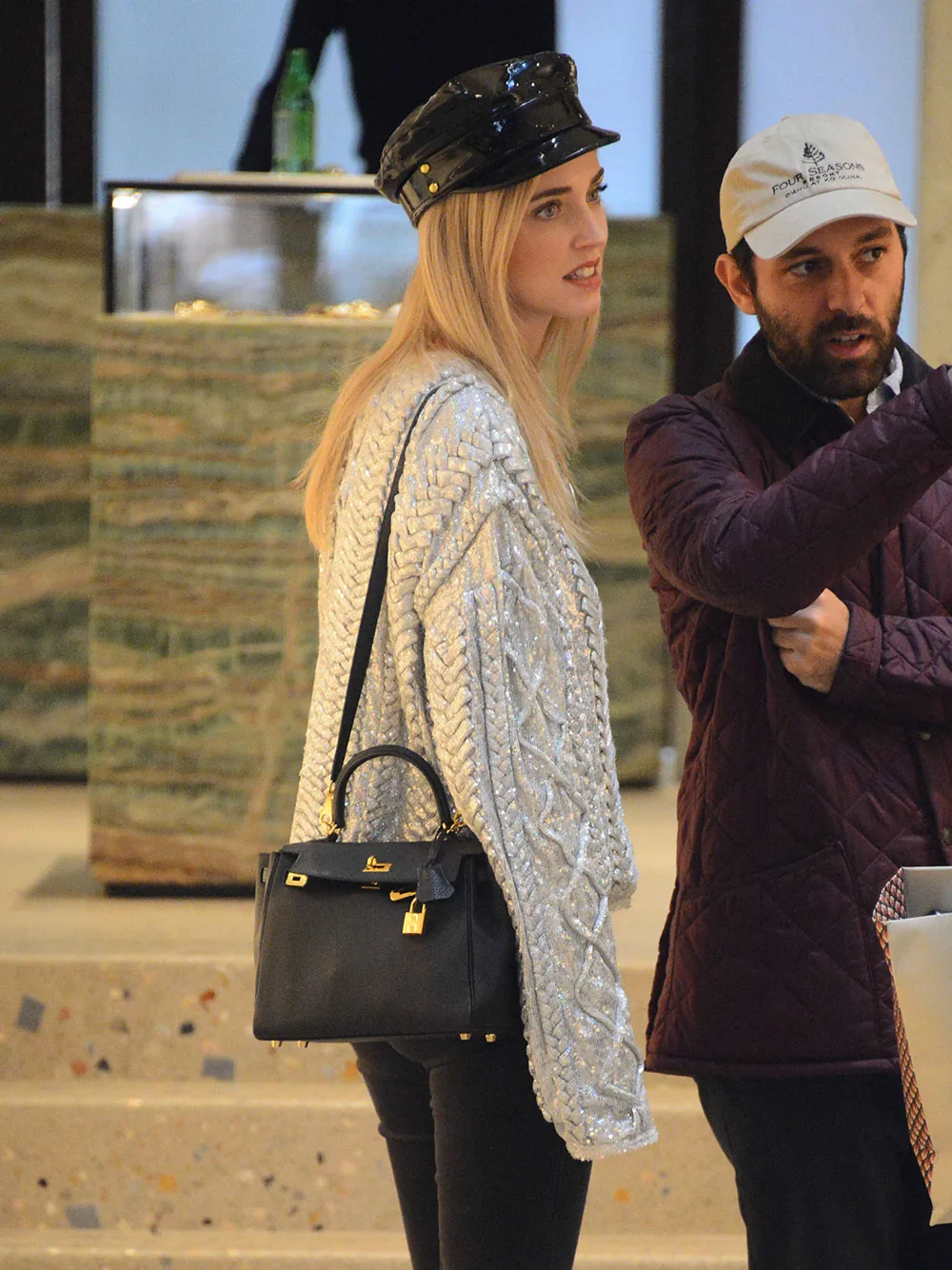 Reference image illustrating Celebrity Handbag Sightings: Givenchy, Gucci, Louis Vuitton & More in Fall 2017