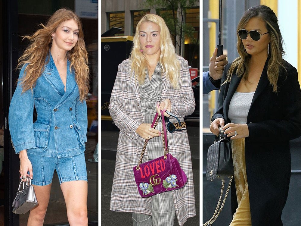 Reference image illustrating Celebrity Handbag Sightings: Gucci, Alaïa, Prada & Chanel Bags Spotted on the Book Tour Circuit