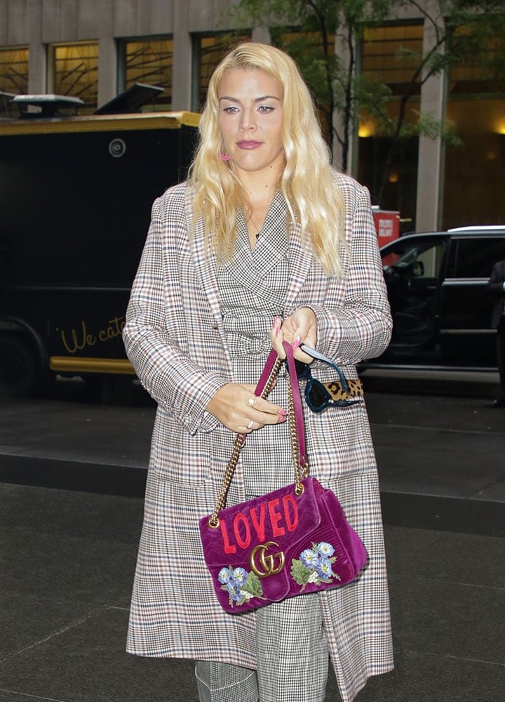 Reference image illustrating Celebrity Handbag Sightings: Gucci, Alaïa, Prada & Chanel Bags Spotted on the Book Tour Circuit