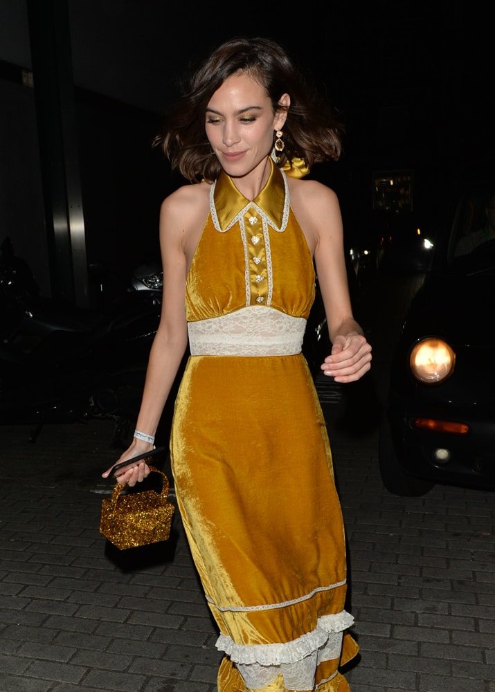 Reference image illustrating Celebrity Handbag Sightings: Gucci, Chanel & Edie Parker at Promo Tours and Beverly Hills