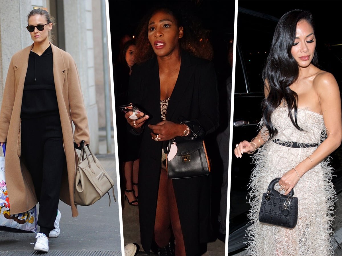 Reference image illustrating Celebrity Handbag Sightings: Milan Fashion Week Finale with Prada, MCM, and Chloé