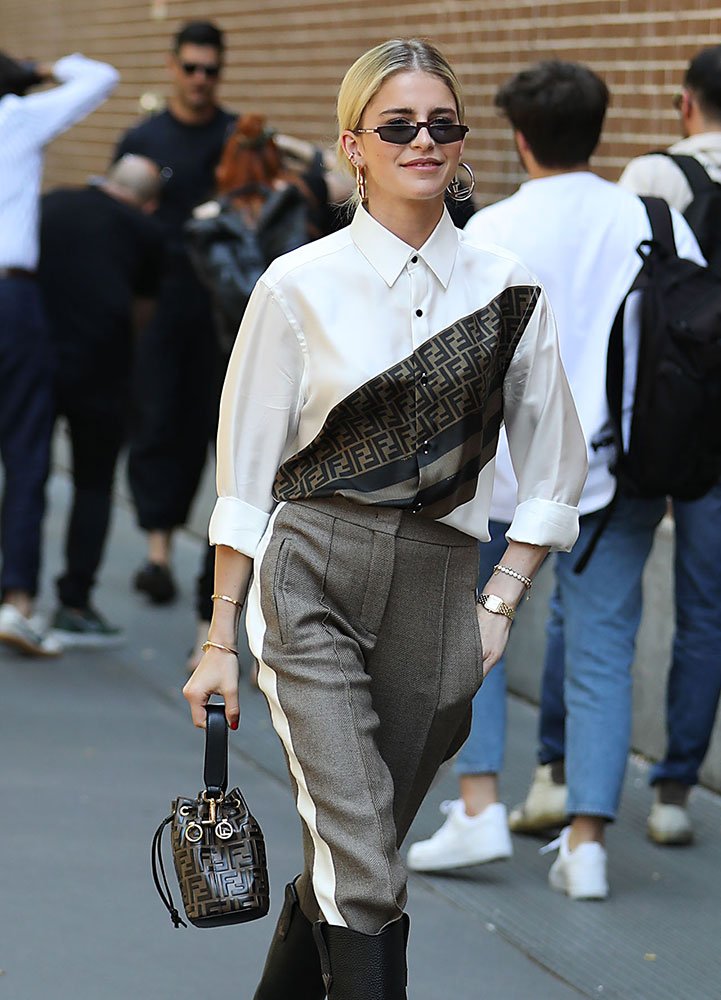 Reference image illustrating Celebrity Handbag Sightings: Milan Fashion Week Men’s and Beyond