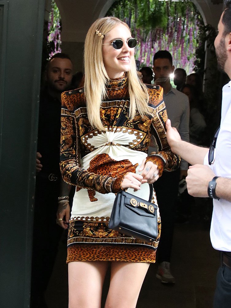 Reference image illustrating Celebrity Handbag Sightings: Milan Fashion Week Men’s and Beyond