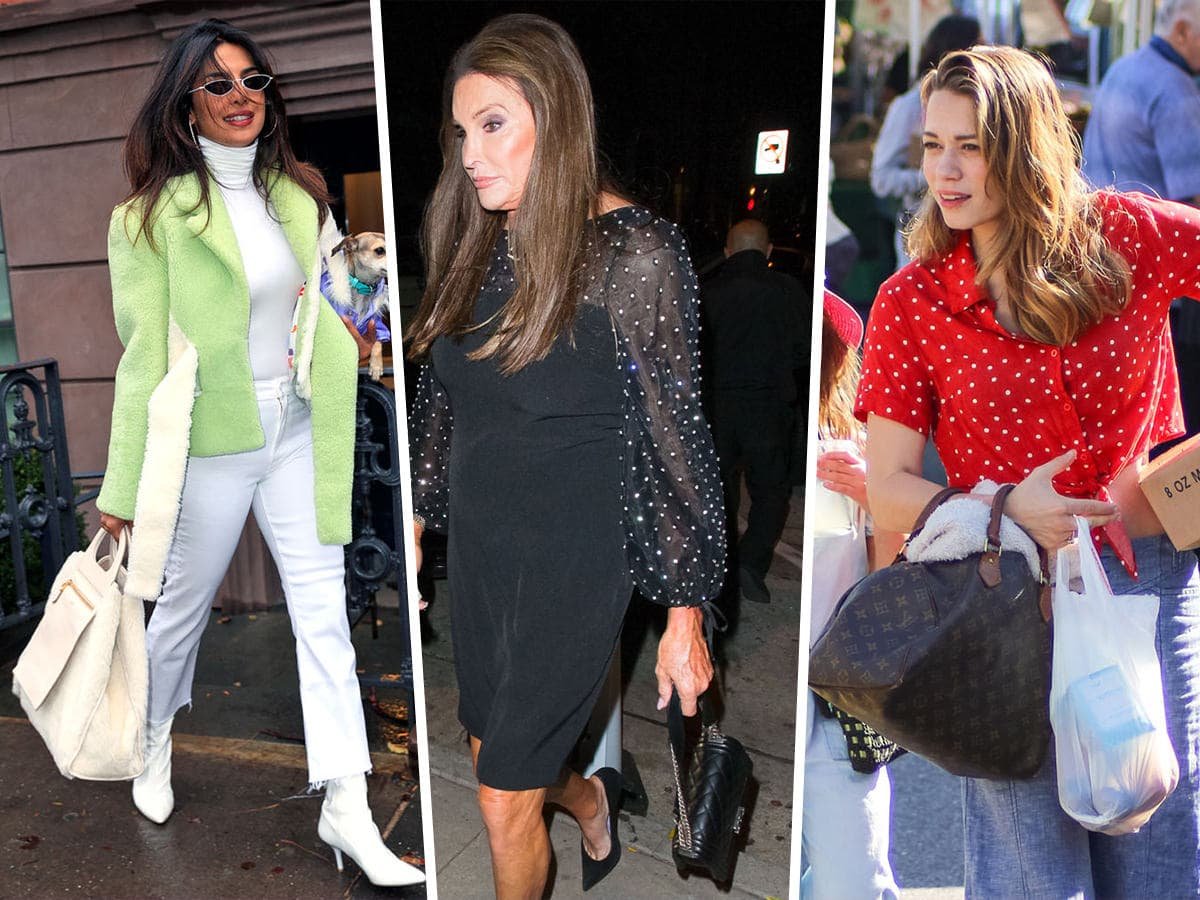Reference image illustrating Celebrity Handbag Sightings: Prada, Chanel & Louis Vuitton Spotted at Pre-Holiday Events
