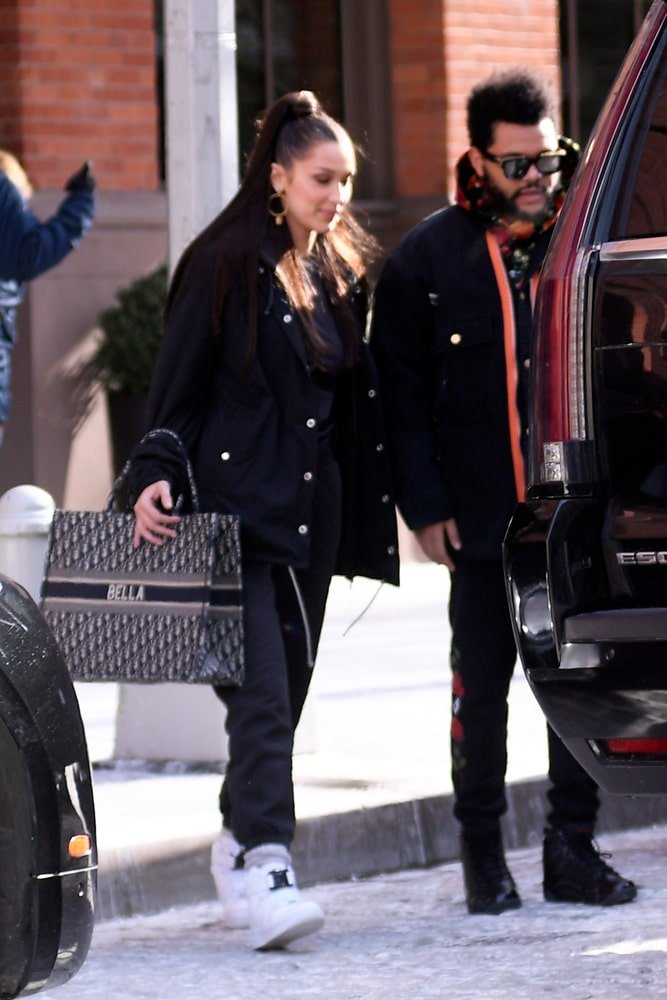 Reference image illustrating Celebrity Handbag Sightings: Queen Elizabeth’s Launer, Bella Hadid’s Dior, and More