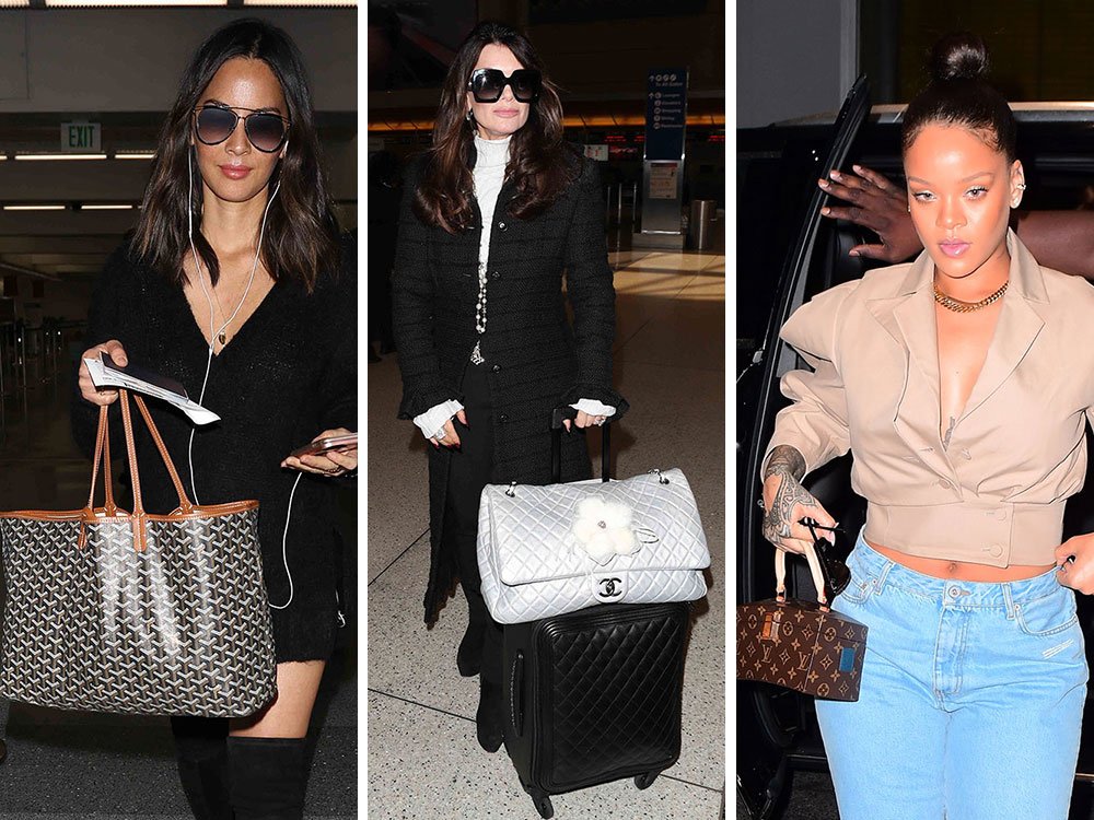 Reference image illustrating Celebrity Handbag Sightings: The Row, Chanel & Gucci Bags Spotted on Stars This Week