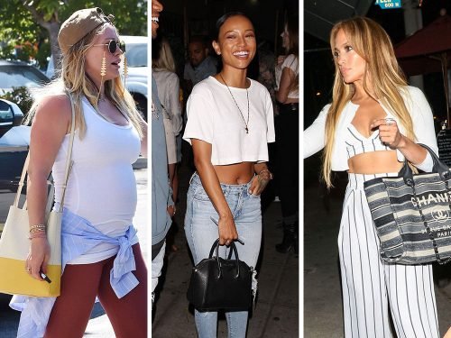Celebrity Handbag Watch: Compact Pouches and Beachy Totes Dominate Summer Style thumbnail