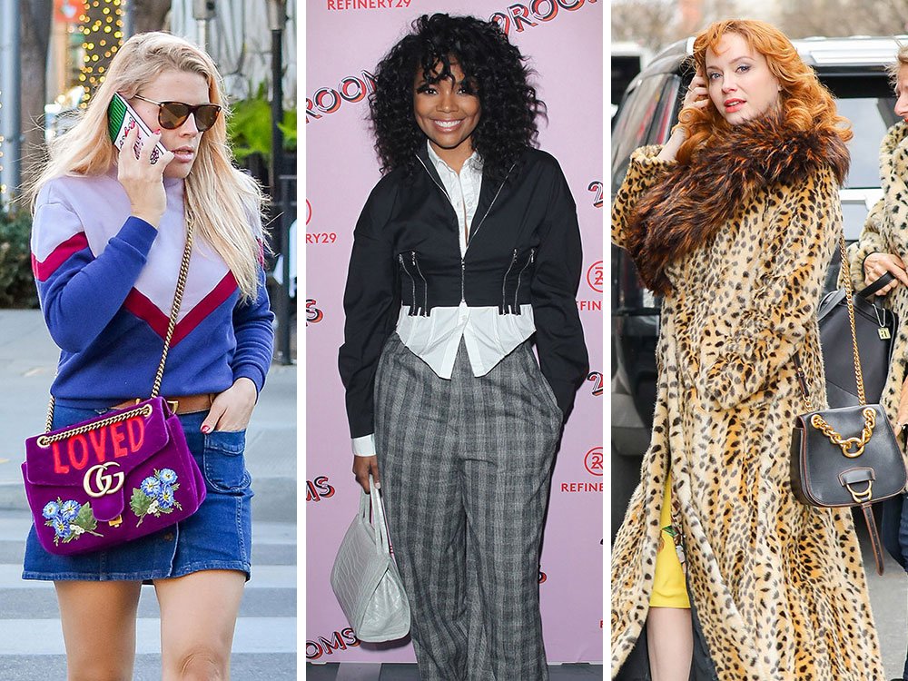 Reference image illustrating Celebrity Handbag Watch: Croc Exotics, Velvet Clutches, and Box Bags Spotted This Week