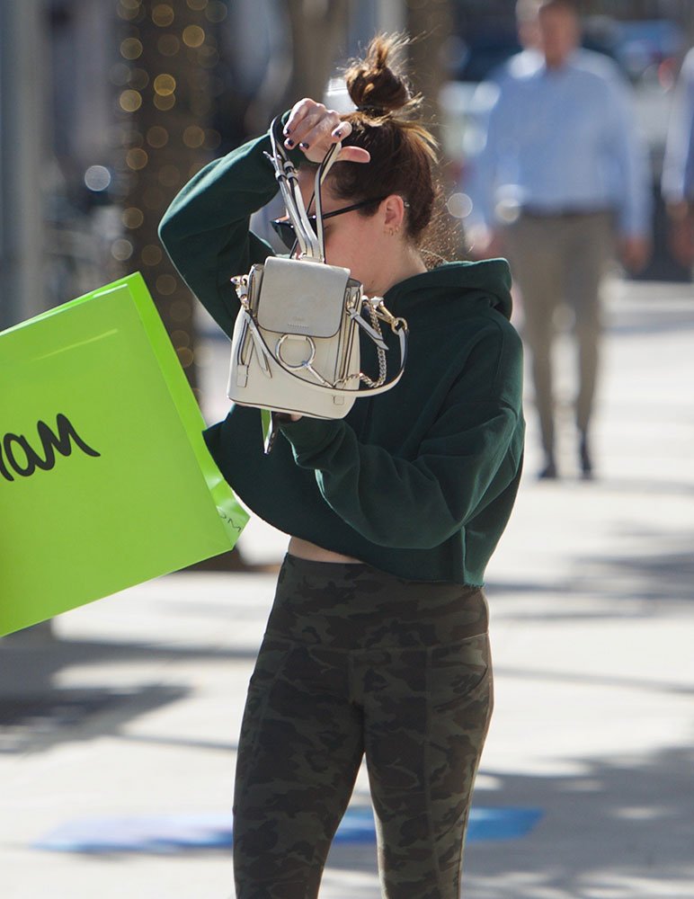 Reference image illustrating Celebrity Handbag Watch: Croc Exotics, Velvet Clutches, and Box Bags Spotted This Week