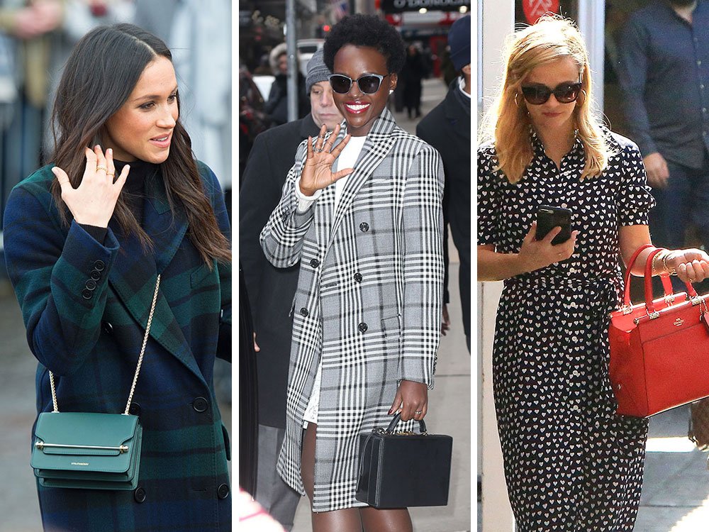 Reference image illustrating Celebrity Handbag Watch: Royals, Reese Witherspoon, and Velvet Bags Steal the Spotlight