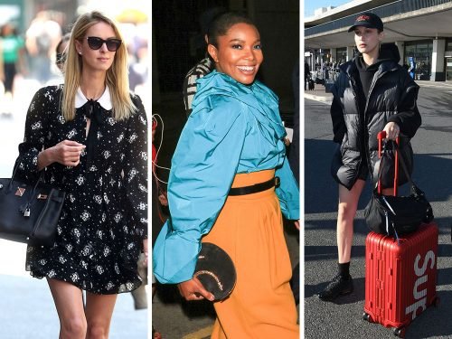 Celebrity Handbag Watch: Sienna Miller, Bella Hadid, and More Flaunt Céline, Prada, and Saint Laurent Bags thumbnail