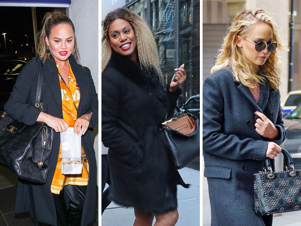 Reference image illustrating Celebrity Lunch Break: Dior, Chanel, Louis Vuitton Bags Spotted on Stars in Paris and LA