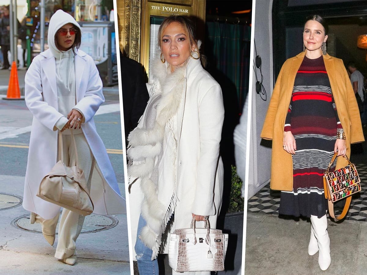 Reference image illustrating Celebrity Street Style: Fendi, Louis Vuitton & Saint Laurent Bags Under Spring Sun