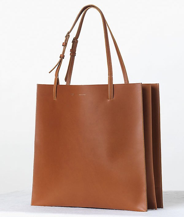 Reference image illustrating Celine Fall 2013 Handbag Collection: Wood-Grain Box Bags, Patent Luggage Totes & More