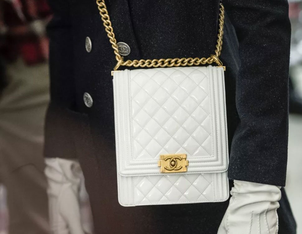 Reference image illustrating Chanel Boy Bag Gets a Tall Makeover: North-South Proportion Debuts at Cruise 2019