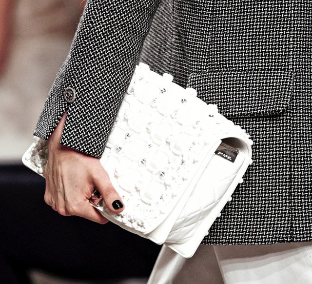 Reference image illustrating Chanel Cruise 2014 Handbags: Classic Flaps, Boy Bags & No. 5 Clutches