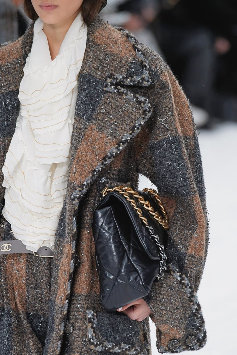 Reference image illustrating Chanel Fall 2019 Bags: A Closer Look at Karl Lagerfeld’s Final Runway Collection