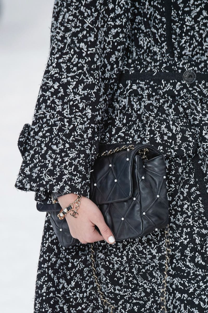 Reference image illustrating Chanel Fall 2019 Bags: A Closer Look at Karl Lagerfeld’s Final Runway Collection