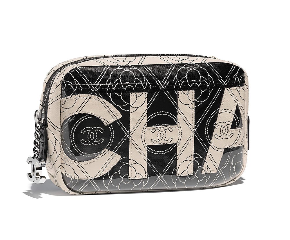 Reference image illustrating Chanel Introduces Its Own Monogram Coated Canvas for Spring 2018 Bags