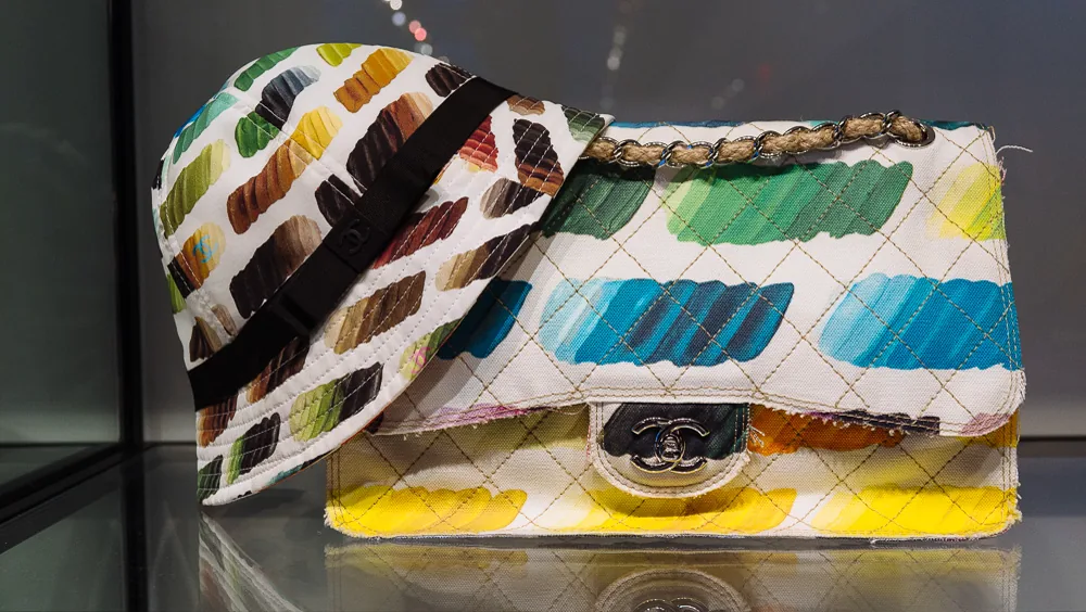 Reference image illustrating Chanel Spring 2014 Collection: Ombré Boy Bags, Sequin Flaps & More Accessories