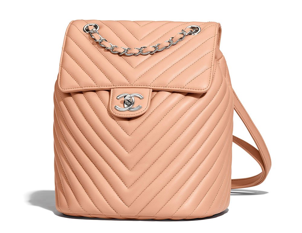 Reference image illustrating Chanel Spring 2018 Handbag Collection: Over 100 Stunning New Bags in Pastels, PVC, and Sequins