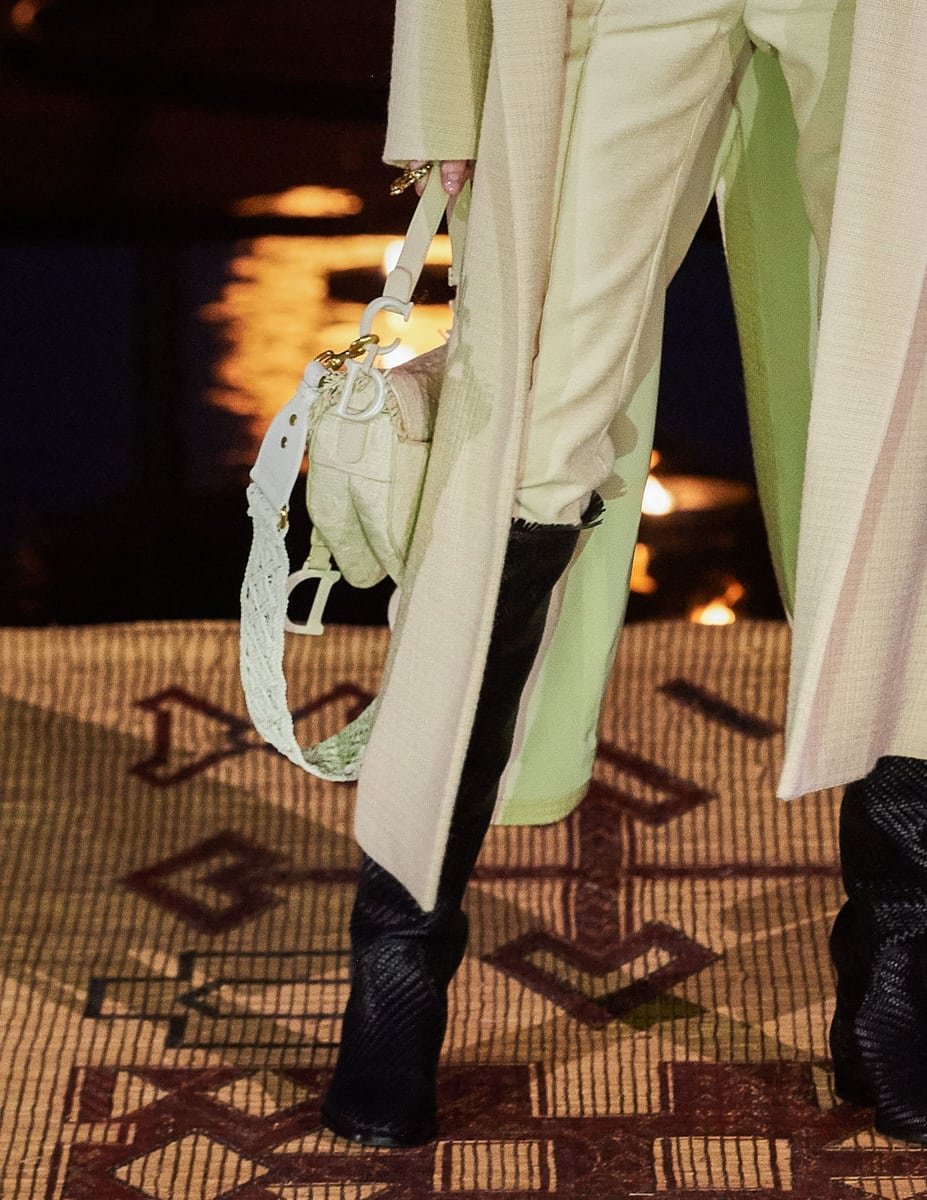 Reference image illustrating Dior Cruise 2020 Bag Collection: African Wax Prints, Mini Book Totes & More